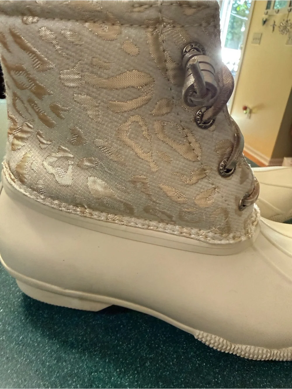 Sperry Beige/Cream Waterproof Duck Boots